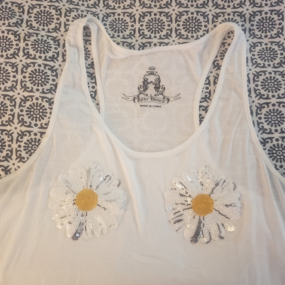 2/$12 Festival Daisy Tank Top